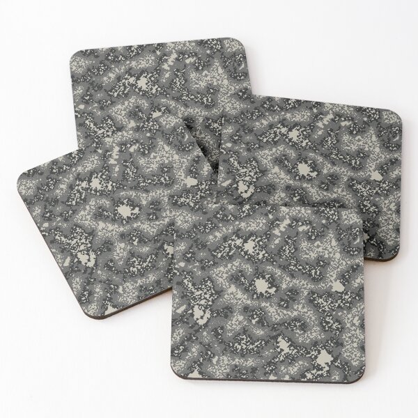 Item preview, Gray Camouflage Digital Charcoal Camo Patterns in Grey Shades and Black designed and sold by ShopieHome.