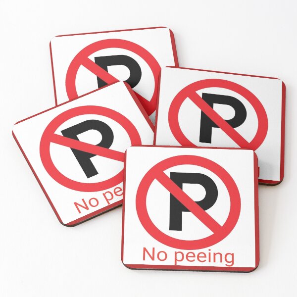 Item preview, No peeing designed and sold by rich-jam.