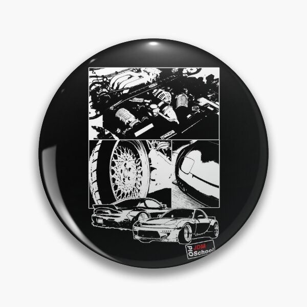 Item preview, RX-7 FD Black [Black and White] designed and sold by oldschooljdm.