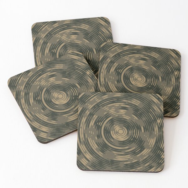 Item preview, Military Camouflage Digital Circles Patterns in Green, Beige and Black designed and sold by ShopieHome.