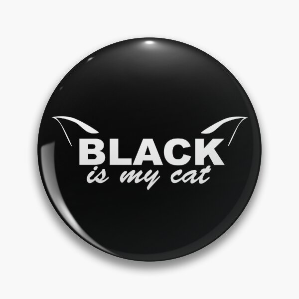 Aperçu de l'œuvre NOIR est mon chat créée et vendue par Livity.