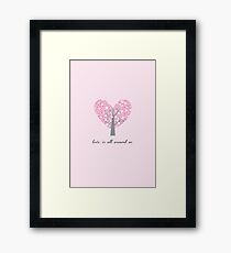 Love Tree Framed Print