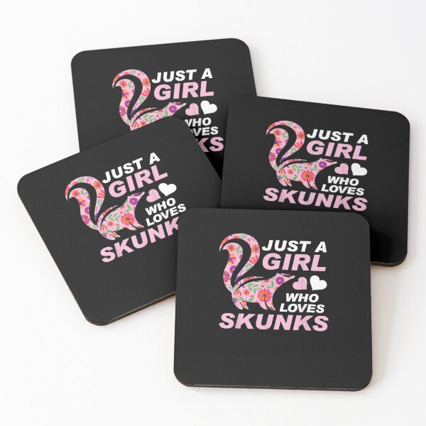 Item preview, Just A Girl Who Loves Skunks designed and sold by Deluxe2007.
