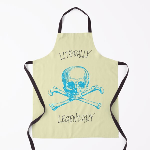 Item preview, Teal Skull and Cross Bones, "Literally Legendary". designed and sold by tepalistings.