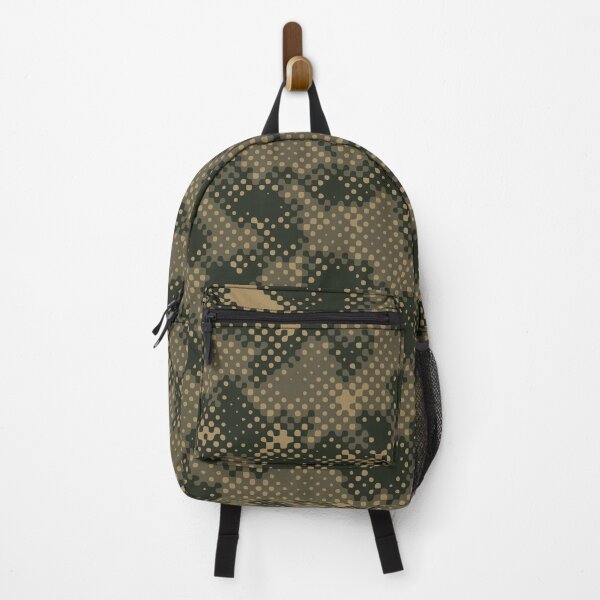Item preview, Military Camouflage Digital Dots Patterns in Green, Beige and Black designed and sold by ShopieHome.