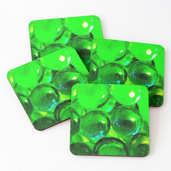 Item preview, Neon Green Glass Gems Pattern designed and sold by wildjellybeans.