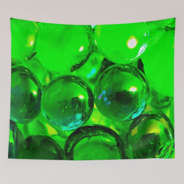 Item preview, Neon Green Glass Gems Pattern designed and sold by wildjellybeans.