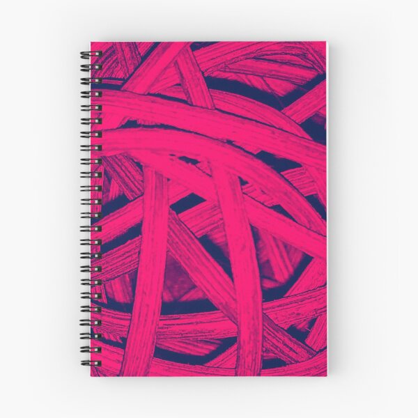 Item preview, Neon Pink Wood Woven Pattern designed and sold by wildjellybeans.