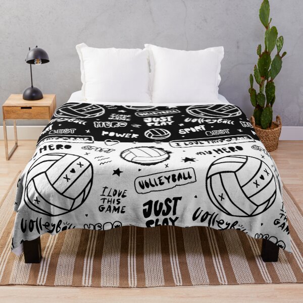 Item preview, volleyball pattern #2bw designed and sold by SportArtGame2.