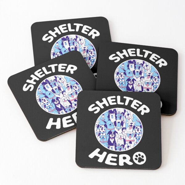 Item preview, "Shelter Hero" - Dog Adoption Center Volunteer / Worker designed and sold by Mareom Design.