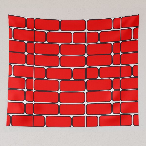 Item preview, Red bricks wall art designed and sold by Giree07.