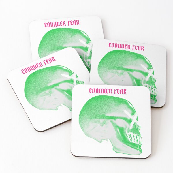 Item preview, Green Skull Head, Conquer Fear. designed and sold by tepalistings.