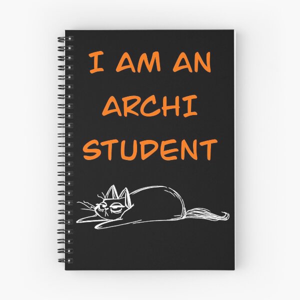 Aperçu de l'œuvre Je suis un étudiant archi créée et vendue par izzablue.