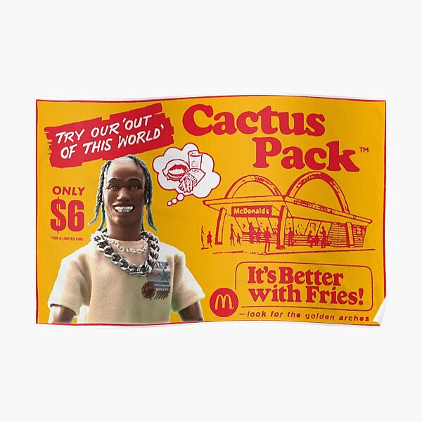 Cactus Jack McDonald's Cactus Pack Poster