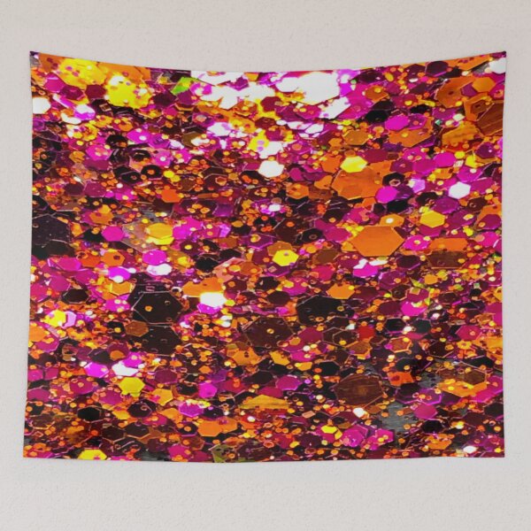Item preview, Pink Red Glitter Pattern designed and sold by wildjellybeans.