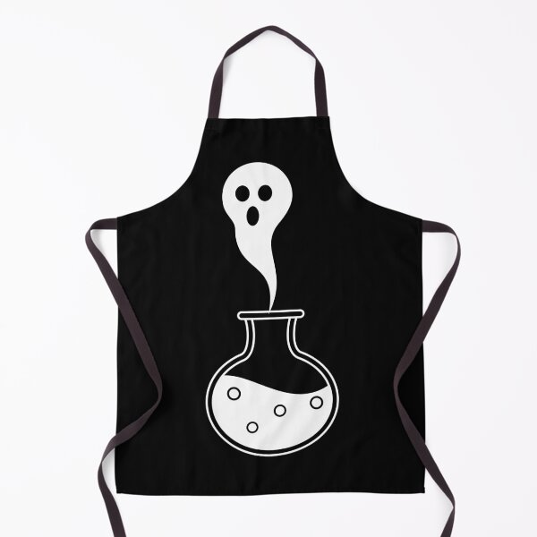Item preview, Halloween ghost in the bottle on black background. designed and sold by TashaVector.