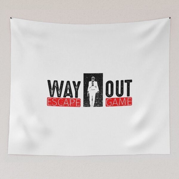 Item preview, Way Out - Escape Game - Black designed and sold by saechla.
