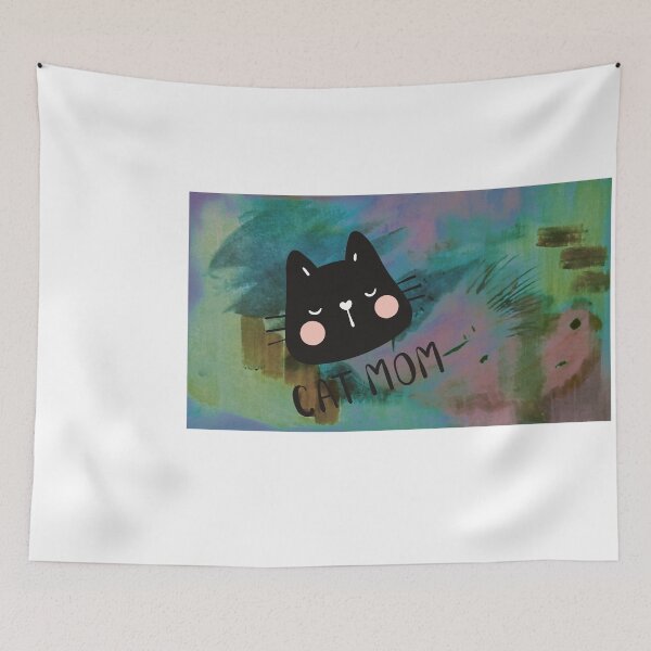 Item preview, Cat  Mom Peeks Out Miserly designed and sold by Skyfarer.