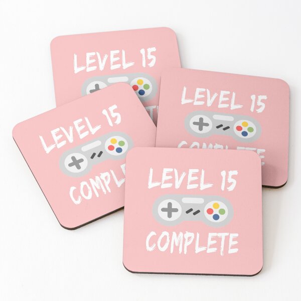 Item preview, Level 15 Complete 15th Birthday Gift Video Gamer Essential designed and sold by JustGift.