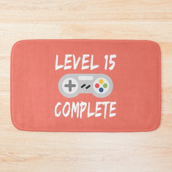 Item preview, Level 15 Complete 15th Birthday Gift Video Gamer Essential designed and sold by JustGift.