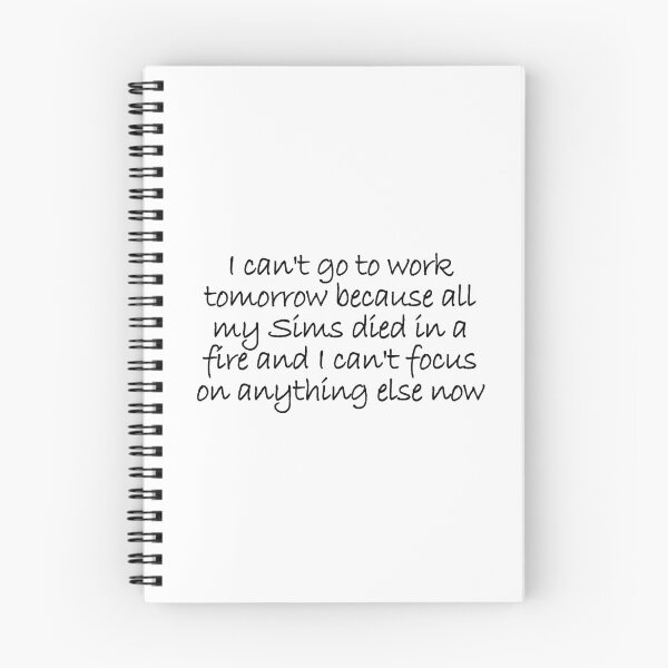 Item preview, Sims 4 funny quote designed and sold by Prerana Jain.
