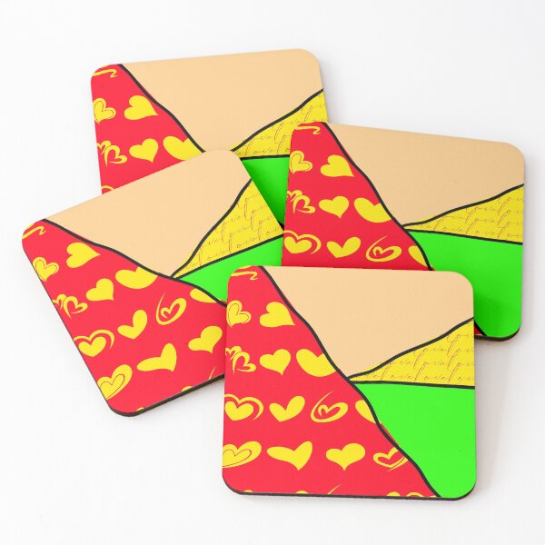 Item preview, Colorful hearts designed and sold by Harinko.