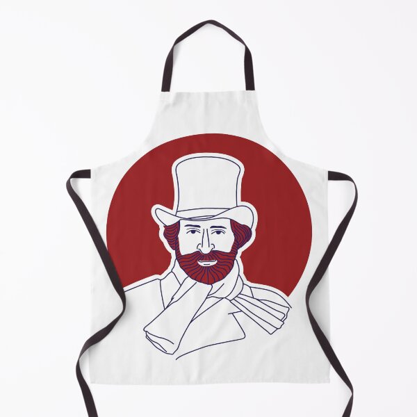Item preview, Giuseppe Verdi minimalist line art portrait designed and sold by OpeRadar.