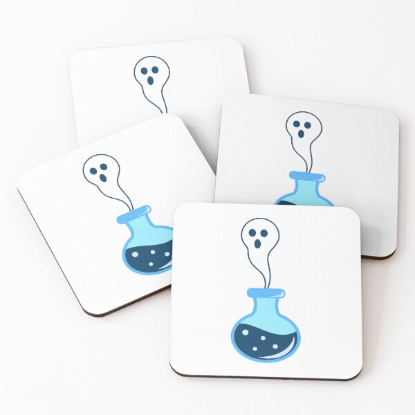 Item preview, Ghost flies out of a bottle.  designed and sold by TashaVector.