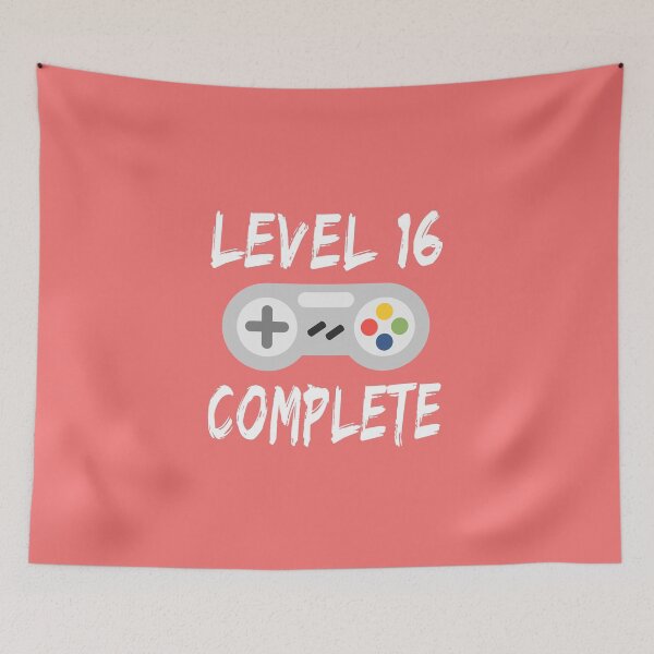 Item preview, Level 16 Complete 16th Birthday Gift Video Gamer Essential designed and sold by JustGift.