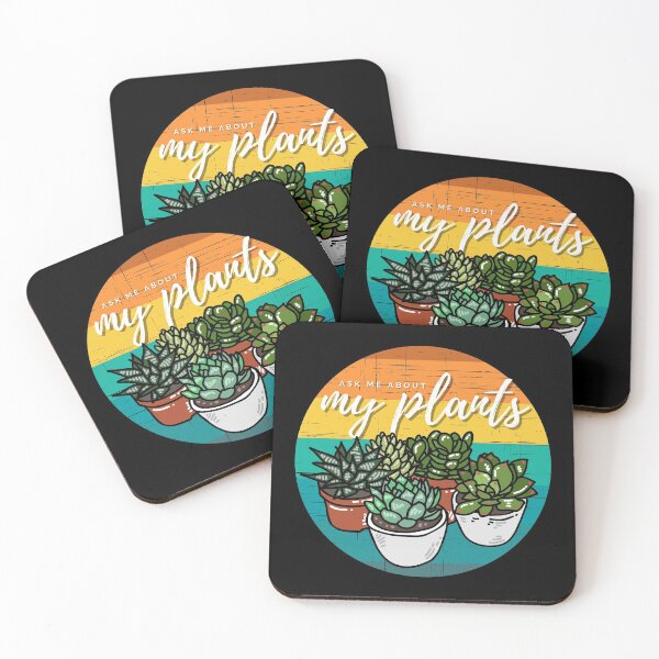 Item preview, Ask Me About My Plants — Succulent Edition designed and sold by Nathalie Aynié.
