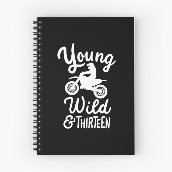 Item preview, 13th Birthday Young Wild & Thirteen Gift for Turning 13 designed and sold by haselshirt.