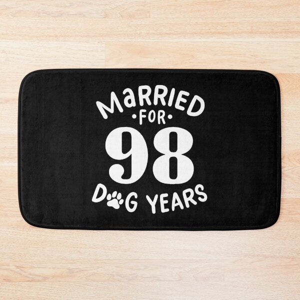 Item preview, 14th Wedding Anniversary, Married For 98 Dog Years designed and sold by haselshirt.