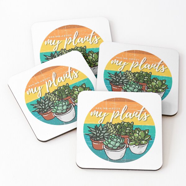 Item preview, Ask Me About My Plants — Succulent Edition designed and sold by Nathalie Aynié.