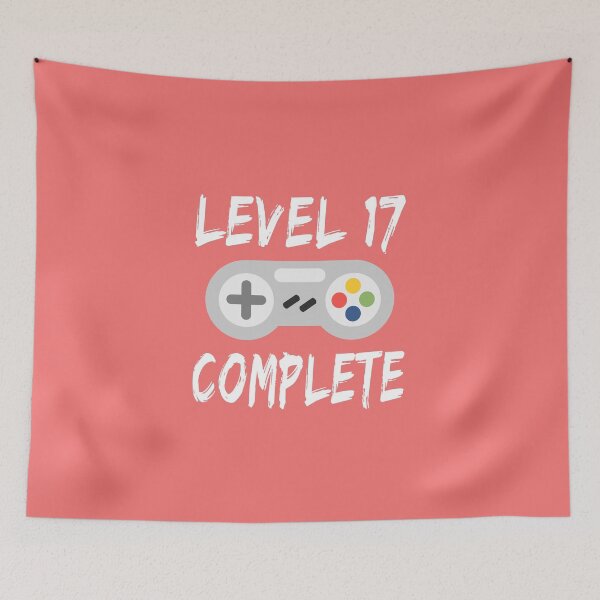 Item preview, Level 17 Complete 17th Birthday Gift Video Gamer Essential designed and sold by JustGift.