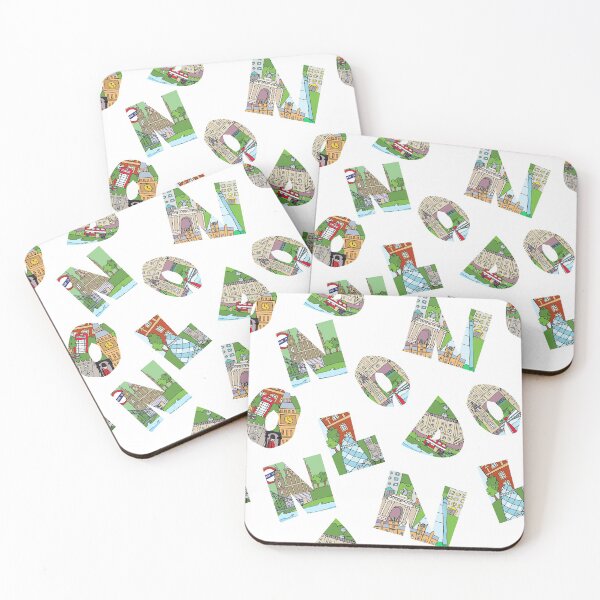 Item preview, London Letters Doodle Style Illustration designed and sold by LouiseFranksArt.