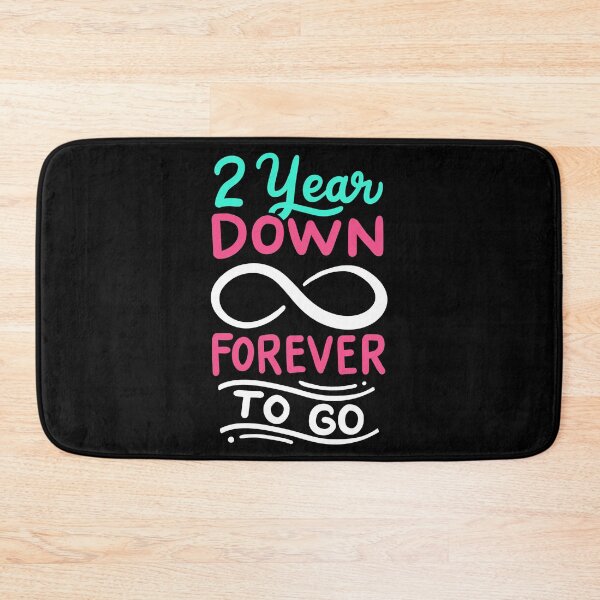 Item preview, 2nd Wedding Anniversary - 2 Year Down Forever To Go designed and sold by haselshirt.