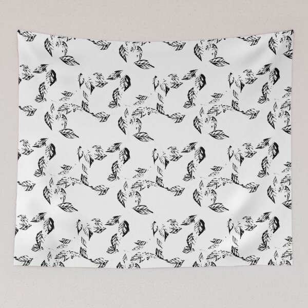 Item preview, Black Leaves on White designed and sold by AlteredAtelier.