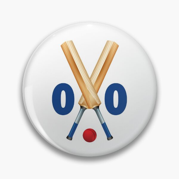 Item preview, Cricket number 00 - zero with bats and ball designed and sold by AllShirts21.