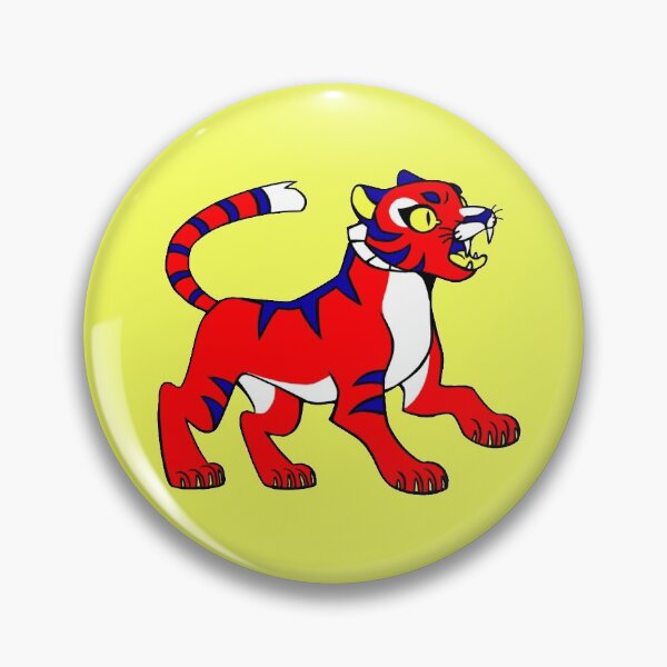 Item preview,  diseño de etiqueta de tigre paleta de colores alternativos designed and sold by doodletiger.