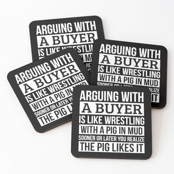 Item preview, Buyer Shirt, Like Arguing With A Pig in Mud Buyer Gifts Funny Saying Shirt Gag Gift Office Desk Boss Gift designed and sold by Orange Pieces.