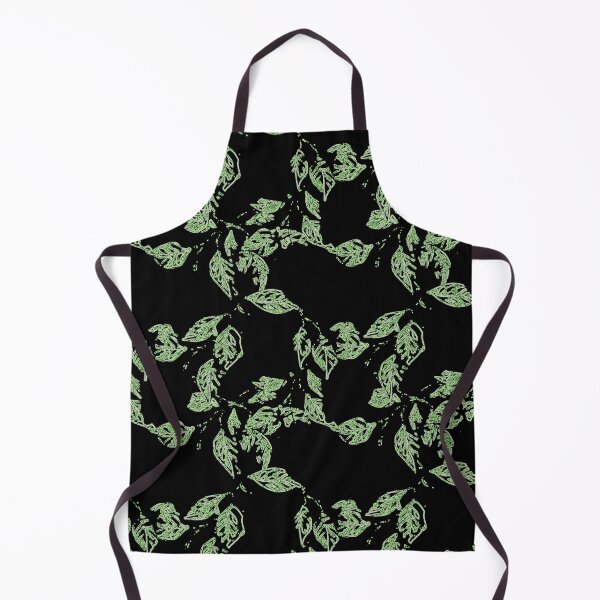 Item preview, Green Leaves on Black designed and sold by AlteredAtelier.