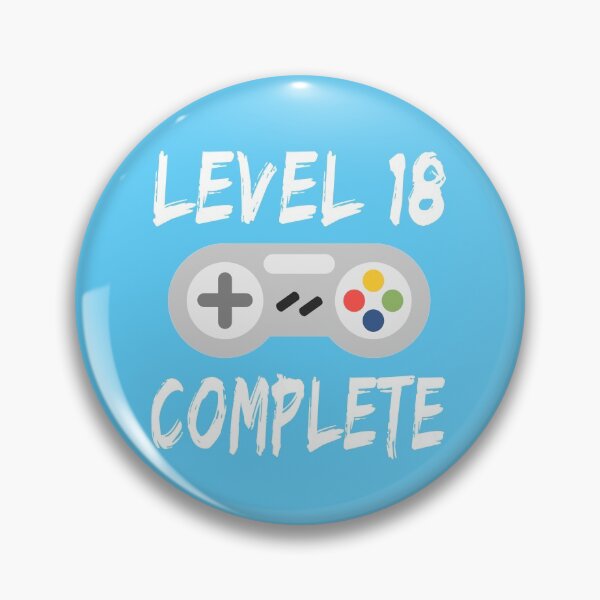 Item preview, Level 18 Complete 18th Birthday Gift Video Gamer Essential designed and sold by JustGift.