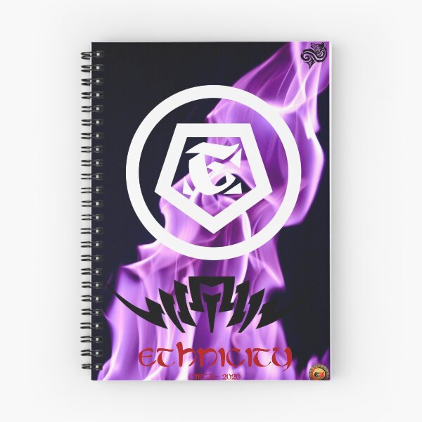 Aperçu de l'œuvre Logo Unleashed 2 - Un logo blanc emblématique de l'ethnicité sur une royauté tribale violette tourbillonnante créée et vendue par DadPingStreamZ.