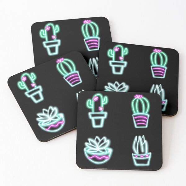 Item preview, Cute Neon Cactus Pack designed and sold by Syrupandspice.
