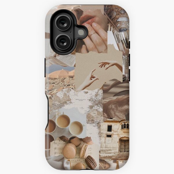 Vista previa del artículo con la obra «Collage Aesthetic Academia Marrón Beige», diseñado y vendido por Share Your Passion.