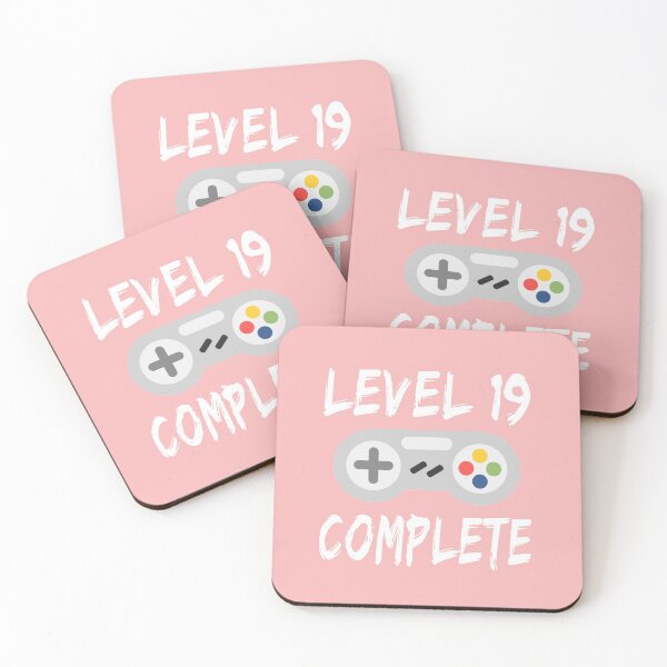 Item preview, Level 19 Complete 19th Birthday Gift Video Gamer Essential designed and sold by JustGift.