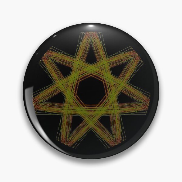 Elven Star Pentagram Septagram Heptagram Pattern Design