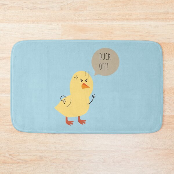 Item preview, Angry Irritated Funny Duck Off Middle Finger Cartoon designed and sold by Sour Soul.
