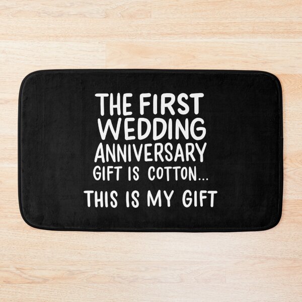 Item preview, First Wedding Anniversary Gift Is Cotton 1 year Married designed and sold by haselshirt.