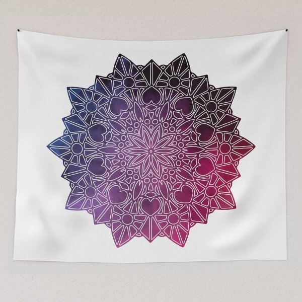 Item preview, Geometric mandala heart pattern designed and sold by djal-lk.